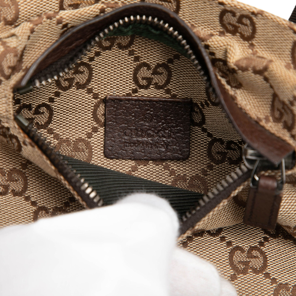 Pre-Loved Gucci GG Canvas Double Pocket Belt Bag - Picture 5 of 8